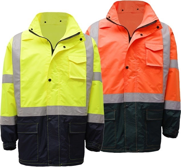 Rain Jacket - Class III - Premium Hooded